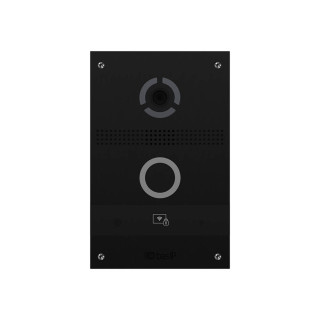 IP панель виклику Bas-IP AV-08FB black з розпізнаванням облич і зчитувачем UKEY