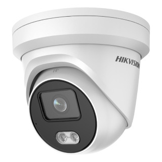 IP-відеокамера 2 Мп Hikvision DS-2CD2327G2-LU (4 мм) ColorVu з вбудованим мікрофоном для системи відеонагляду