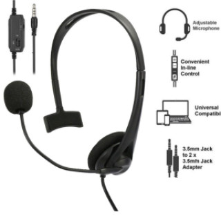Гарнітура 2E CH11 Mono 3.5mm / 2*3.5mm