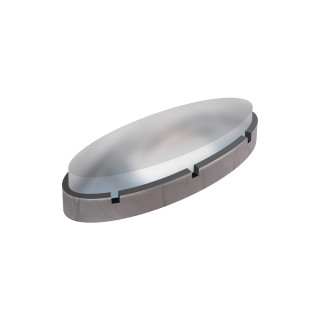 Світильник ERKA 1165D.i LED-S з датчиком руху 12 W 6000К овальний сірий/прозорий IP 65