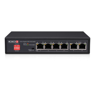 Некерований PoE-комутатор Provision PoES-0472GC+2G гігабітний з 4 портами PoE