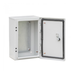 Корпус монтажний 400*300*200 IP54 (1,0) (КЕП 40.30.20-1.0.Ц.0 IP54) з монтажною панеллю
