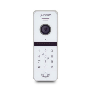 Відеопанель BCOM BT-400HD-AC White з вбудованою клавіатурою і зчитувачем Mifare