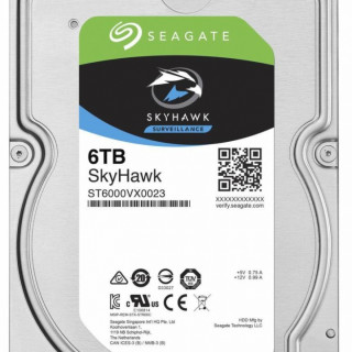 Жорсткий диск 6TB Seagate Skyhawk ST6000VX001 для відеоспостереження