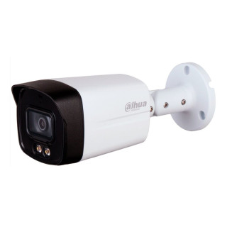 HDCVI відеокамера 5 Мп Dahua HAC-HFW1509TLMP-A-LED (2.8 мм) з вбудованим мікрофоном для системи відеоспостереження