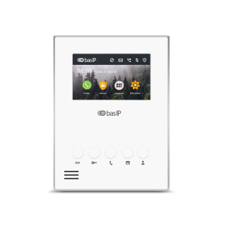 IP-відеодомофон 4.3" Bas-IP AU-04LA (F) white з Wi-Fi
