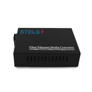 Медiаконвертер 100M 20км WDM SC LFP, STELS-F110SB-20A-LFP-1310