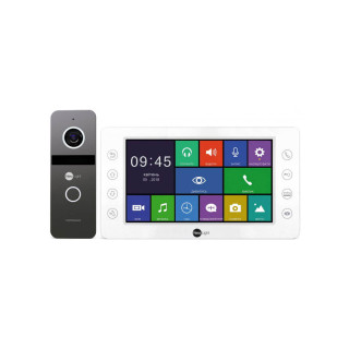 Комплект відеодомофона Neolight KAPPA+ HD / Solo FHD Graphite: відеодомофон 7" з детектором руху і 2 Мп відеопанель