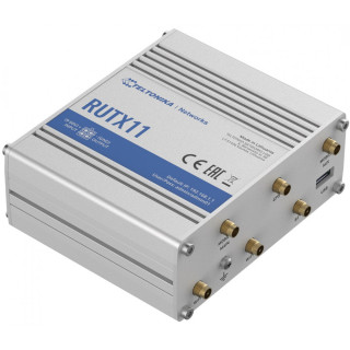 Бездротовий маршрутизатор Teltonika RUTX11 industrial, AC1200, BLE, 1xGE WAN, 3xGE LAN, 2xSIM