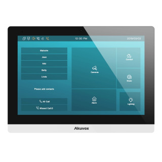 IP-відеодомофон з Wi-Fi 10" Akuvox C317A з вбудованою камерою
