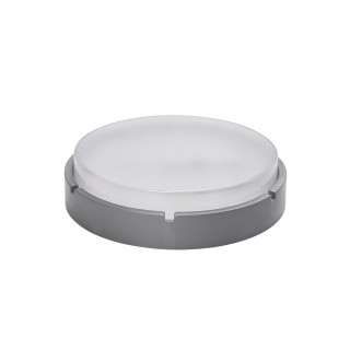 Світильник ERKA 1065D.i LED-S с датчиком руху 12 W 6000К круглий сірий/прозорий IP 65