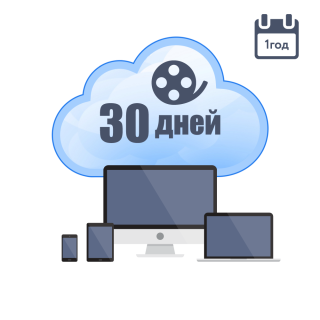 Хмарне зберігання для P2P камер ATIS на 1 рік з глибиною архіву 30 днів