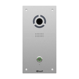 IP панель виклику Bas-IP AV-04FD silver для IP-домофонів