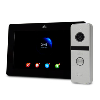 Комплект відеодомофона ATIS AD-770FHD Black + AT-400HD Silver