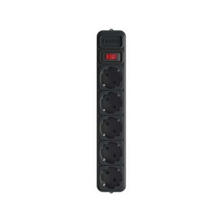 Мережевий фільтр Maxxter SPM5-G-6B, 1.8 м кабель, 5 розеток