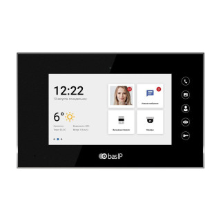 IP-відеодомофон 7" Bas-IP AQ-07LA black