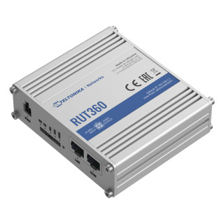 Бездротовий маршрутизатор Teltonika RUT360 N300, 1xFE WAN, 1xFE LAN, 1xSIM, 4G/LTE.Cat6 (RUT360000000)