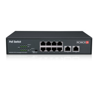 Некерований PoE-комутатор Provision PoES-08120C+2I-V2 з 8 портами PoE
