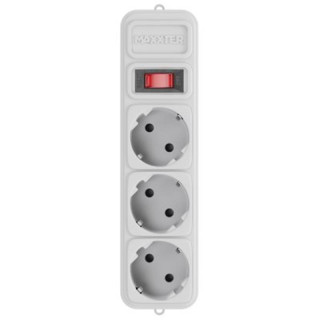 Мережевий фільтр Maxxter SPM3-G-10G, 3 м кабель, 3 розетки